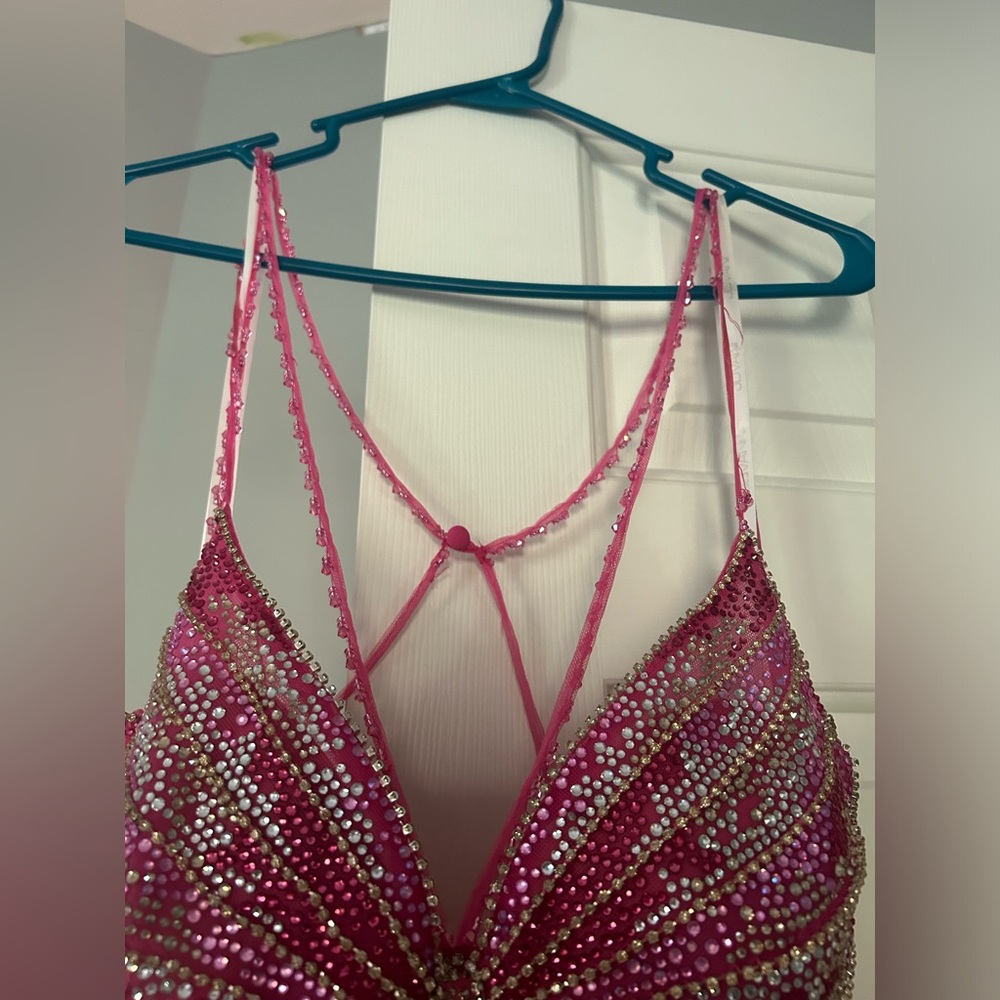 Jovani 000297 Beaded Butterfly Dress - Picture 7 of 12